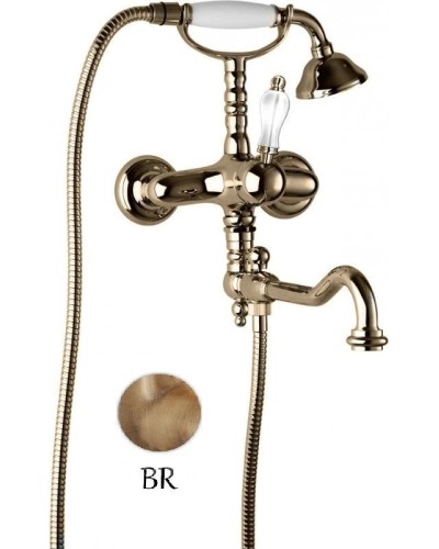 Смеситель для ванны с поворотным изливом бронза Cezares Venezia VENEZIA-VDFM2-02-Bi