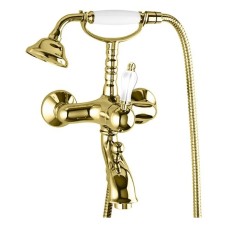 Смеситель для ванны золото 24 карата Cezares Venezia VENEZIA-VDM-03/24-Bi