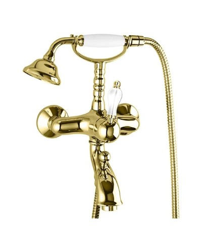 Смеситель для ванны золото 24 карата Cezares Venezia VENEZIA-VDM-03/24-Bi