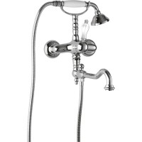 Смеситель для ванны с поворотным изливом хром Cezares Venezia VENEZIA-VDFM2-01-Bi