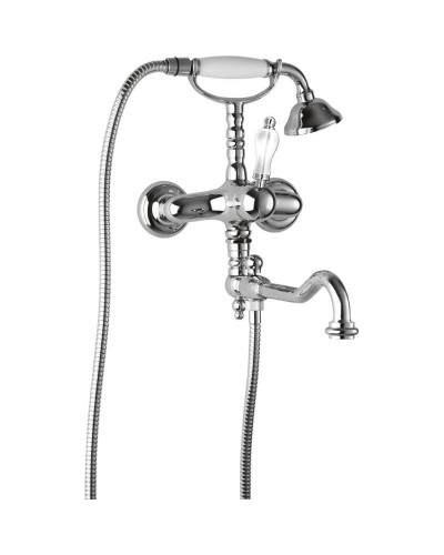 Смеситель для ванны с поворотным изливом хром Cezares Venezia VENEZIA-VDFM2-01-Bi