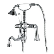 Смеситель на борт ванны с поворотным изливом хром Cezares Venezia VENEZIA-PBV2-01-Bi