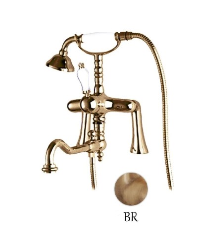 Смеситель на борт ванны с поворотным изливом бронза Cezares Venezia VENEZIA-PBV2-02-Bi