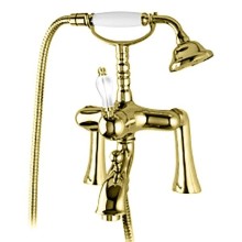 Смеситель на борт ванны золото 24 карата Cezares Venezia VENEZIA-PBV-03/24-Bi