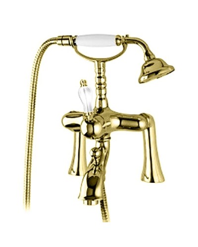 Смеситель на борт ванны золото 24 карата Cezares Venezia VENEZIA-PBV-03/24-Bi