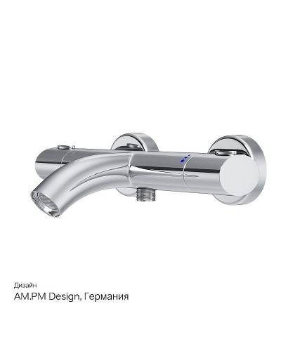 Смеситель для ванны AM.PM Sense F7550064 с термостатом Хром