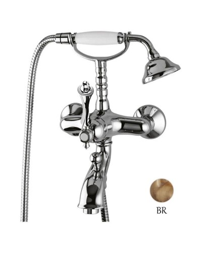 Смеситель для ванны бронза, ручка бронза Cezares Margot MARGOT-VDM-02-M