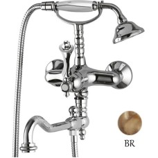 Смеситель для ванны бронза, ручка бронза Cezares Margot MARGOT-VDFM2-02-M