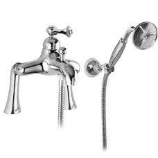 Смеситель на борт ванны с ручным душем хром, ручка хром Cezares Margot MARGOT-PBVM-01-M