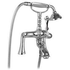 Смеситель на борт ванны с ручным душем хром, ручка хром Cezares Margot MARGOT-PBV-01-M