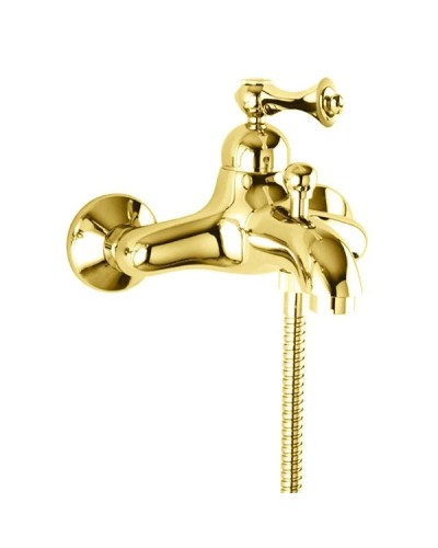Смеситель для ванны золото 24 карат, ручка золото 24 карат Cezares Margot MARGOT-VM-03/24-M