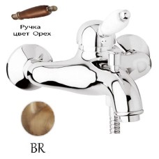 Смеситель для ванны бронза, ручка орех Cezares Elite ELITE-VM-02-Nc