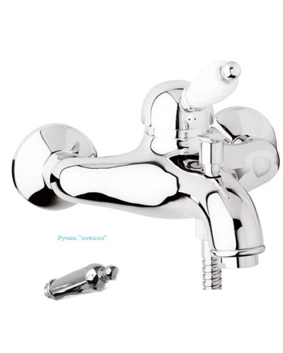 Смеситель для ванны хром, ручка металл Cezares Elite ELITE-VM-01-M
