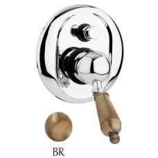 Смеситель для ванны бронза, ручка металл Cezares Elite ELITE-VDIM-02-M