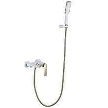 Смеситель для ванны Boheme Venturo 383-W Белый Золото