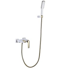 Смеситель для ванны Boheme Venturo 383-W Белый Золото