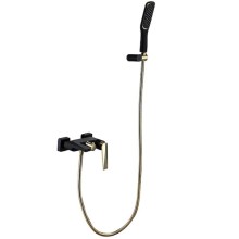 Смеситель для ванны Boheme Venturo 383-B Черный Золото