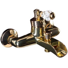 Смеситель для ванны Boheme Vogue Crystal 213-CRST Золото