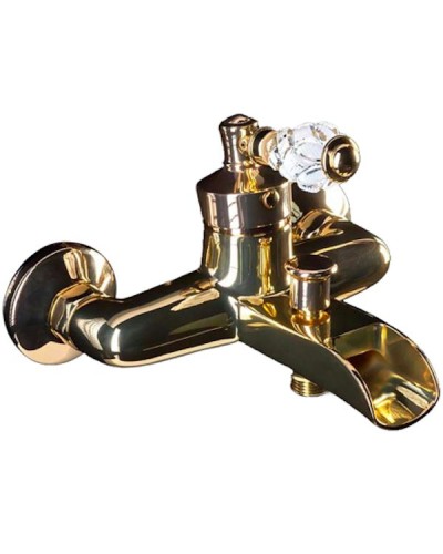 Смеситель для ванны Boheme Vogue Crystal 213-CRST Золото