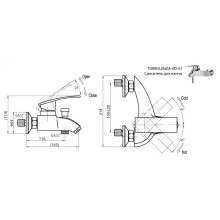 Cezares Turbolenza TURBOLENZA-VD-01  Смеситель для ванны