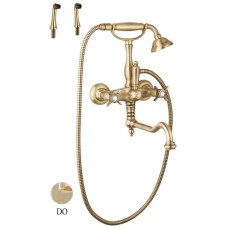 Смеситель на борт ванны золото 24 карат Cezares Lord LORD-PBV2-03/24-M