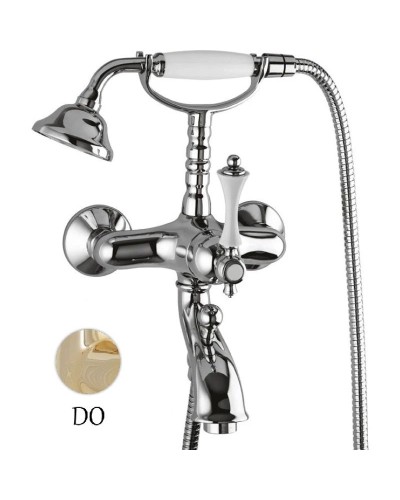 Смеситель для ванны золото 24 карат, ручка золото 24 карат Cezares Margot MARGOT-VDM-03/24-M