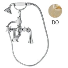 Смеситель на борт ванны золото 24 карат Cezares Lord LORD-PBV-03/24-Bi