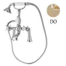 Смеситель на борт ванны золото 24 карат Cezares Lord LORD-PBV-03/24-Bi