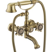 Смеситель для ванны ZorG Antic A 2001W-BR Бронза