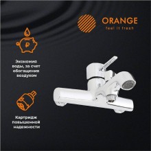 Смеситель для ванны Orange Karl M05-100cr Хром