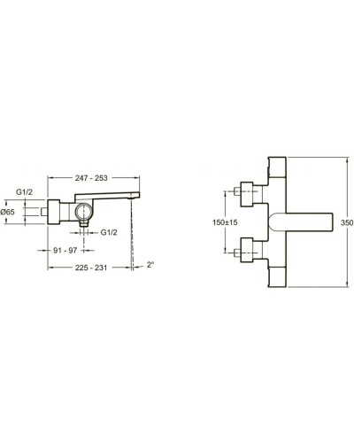 Термостат для ванны Jacob Delafon Composed E73110-CP