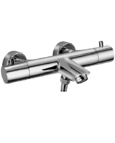 Смеситель для ванны Paffoni Light LIQ022CR с термостатом Хром