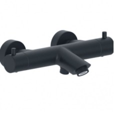 Смеситель для ванны Paffoni Light LIQ022NO с термостатом Черный матовый