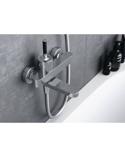 Смеситель для ванны Damixa Arc 291000000 Хром Черный