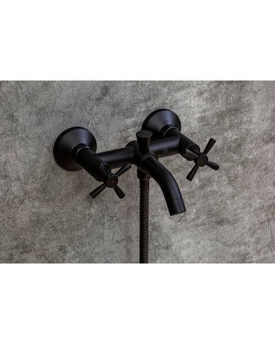 Смеситель для ванны Orange Mia M34-100B Черный матовый