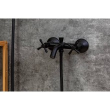 Смеситель для ванны Orange Mia M34-100B Черный матовый