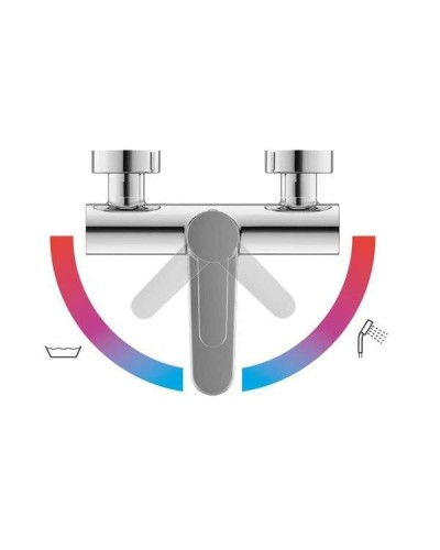 Смеситель для ванны Ravak Puri PU 022.00/150 X070115 Хром