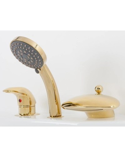 Смеситель на борт ванны золото Alpen Niagara AS1004G