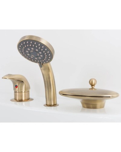 Смеситель на борт ванны бронза Alpen Niagara Delux AS1104B