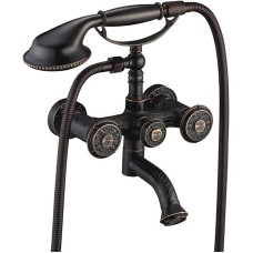 Смеситель для ванны Lemark Jasmine LM6614ORB Черная бронза