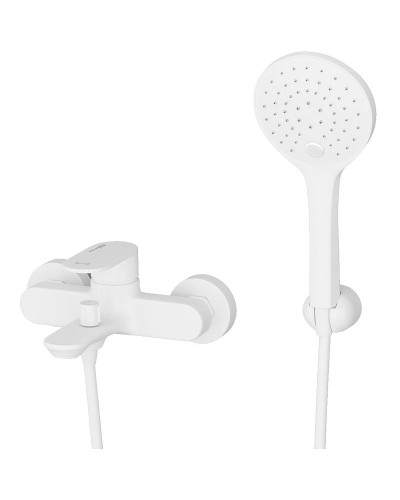 Смеситель для ванны WasserKRAFT Mindel 8501 Белый матовый