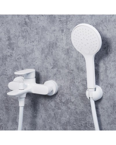 Смеситель для ванны WasserKRAFT Mindel 8501 Белый матовый