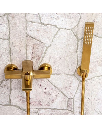 Смеситель для ванны WasserKRAFT Aisch 5501 Золото матовое