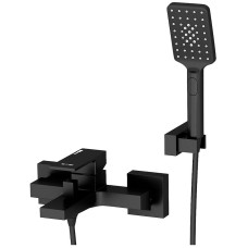 Смеситель для ванны WasserKRAFT Abens 2001 Чёрный матовый