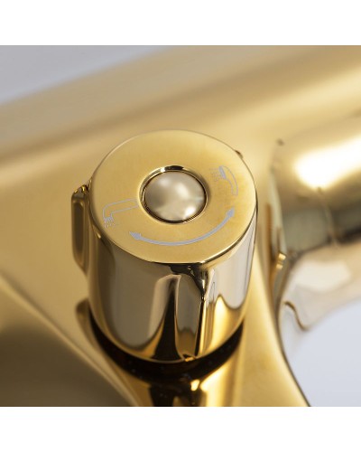 Смеситель для ванны WasserKRAFT Sauer 7101 Золото