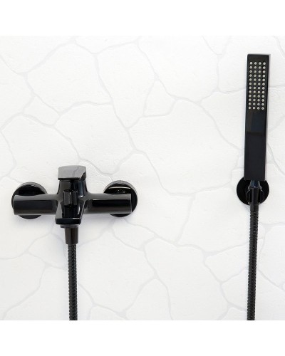 Смеситель для ванны WasserKRAFT Glan 6601 Черный глянцевый