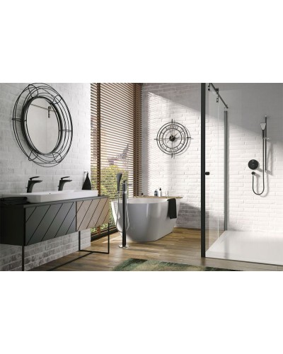 Смеситель для ванны Kludi Balance 525908775 Черный Хром