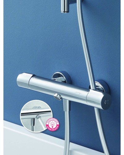 Смеситель для ванны Jacob Delafon Metro E24395-CP с термостатом Хром