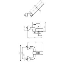 Смеситель для ванны Migliore Fortis 18648 Хром