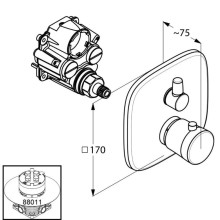 Термостат для ванны Kludi Ambienta 538300575